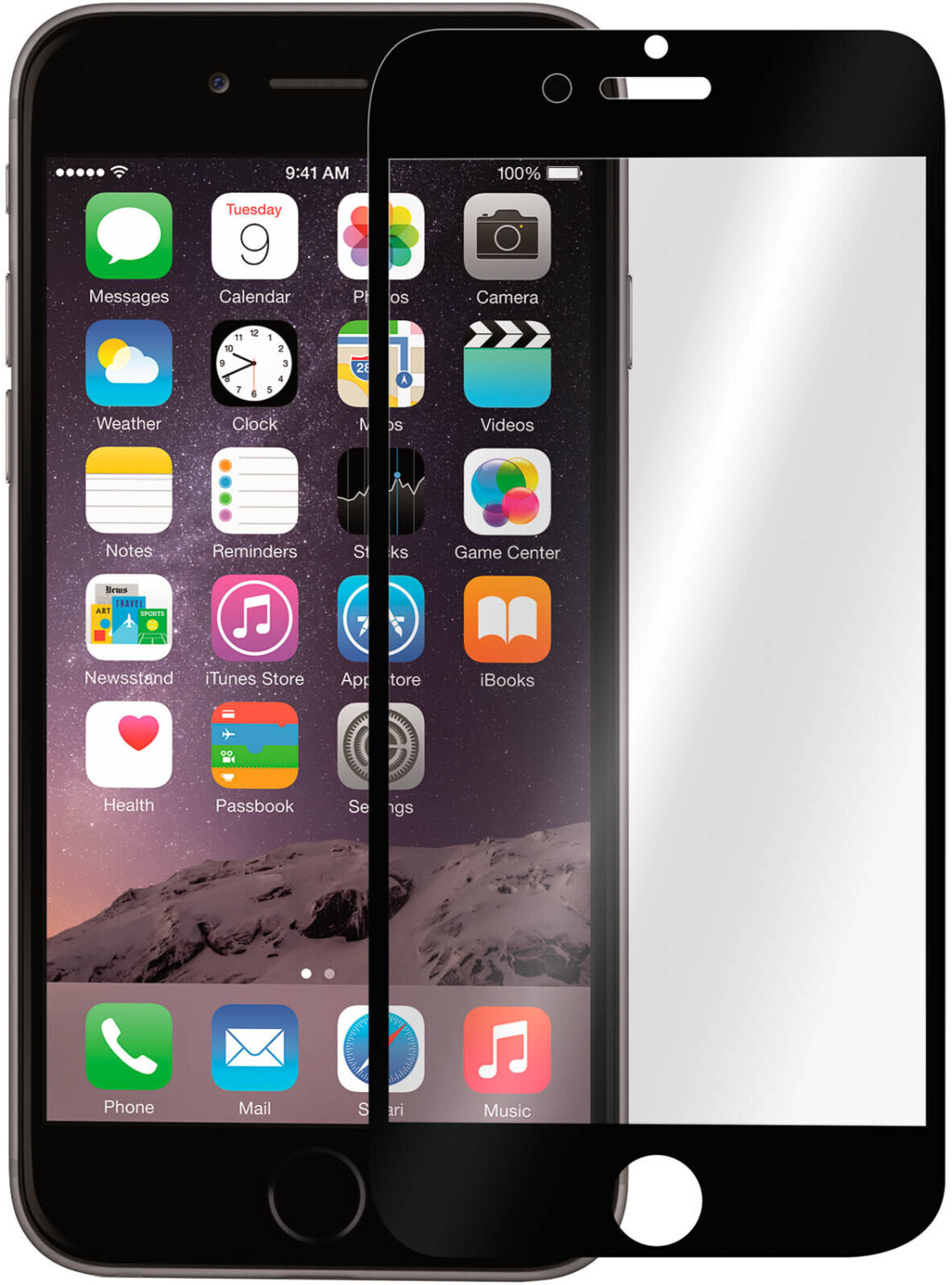 Avizar SCREEN-PROOF-BK-IP6