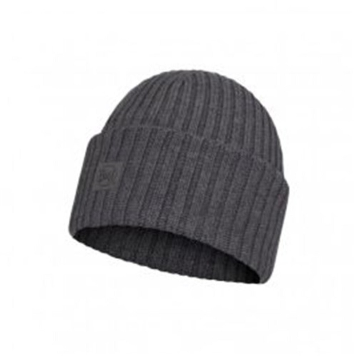 Buff Merino Wool Fisherman Ervin Beanie grey