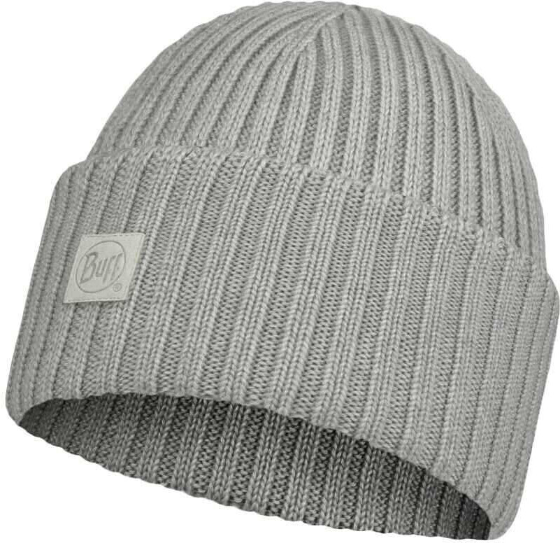Buff Merino Wool Fisherman Ervin Beanie light grey