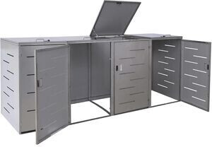Mendler HWC-E83 4 x 240L Stainless Steel Silver