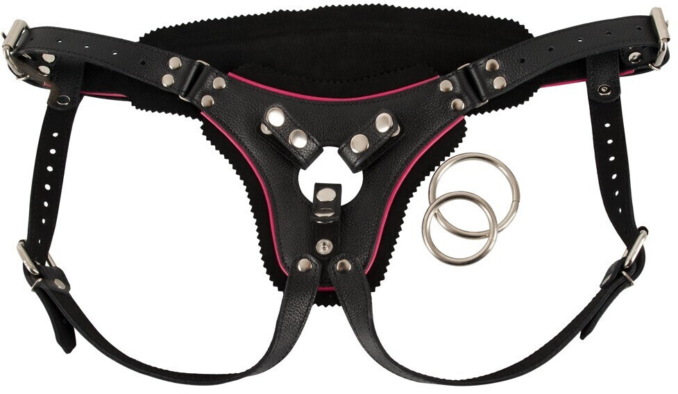 Zado Leather Jock Strap-On - black