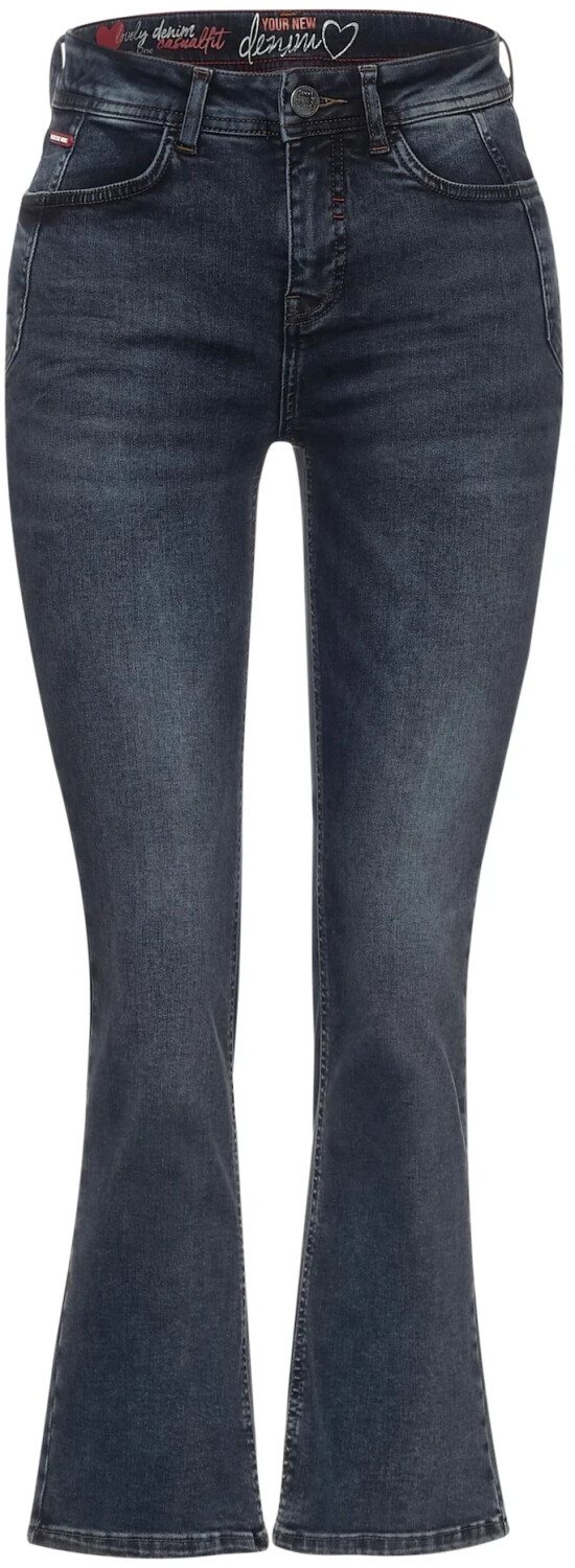 Street One Casual Fit Denim in 7/8 dark blue natural wash
