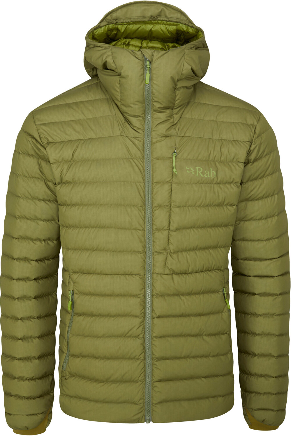 Rab Microlight Hooded Jacket Men chlorite green