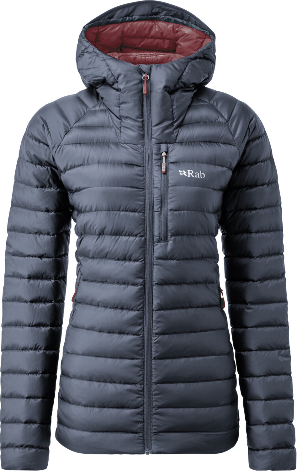 Rab Women's Microlight Alpine Long Jacket (QDB-15) graphene