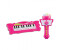 Bontempi Mini Keyboard with Microphone pink