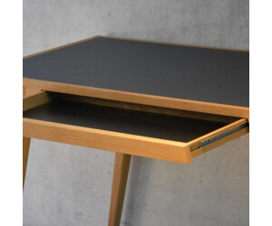 eiche/schwarz Desk Kurtz | Preisvergleich bei 124x65cm Jan (497410) € 908,84 ab