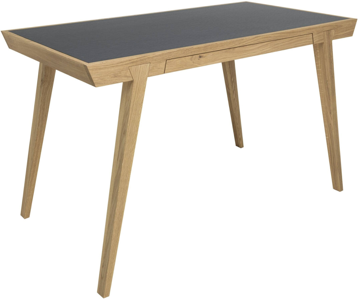 Jan Kurtz Desk 124x65cm Oak/Black (497410)