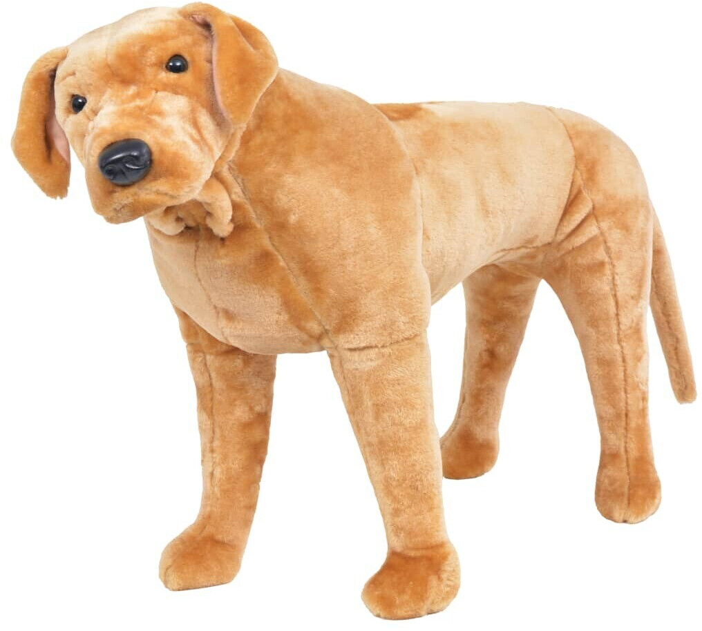 vidaXL Standing Plush Toy Labrador Dog Light Brown XXL