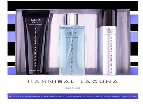 Saphir Parfums Hannibal Laguna Barock & Roll (EdT 150 ml +D 150 ml + SG 230 ml)