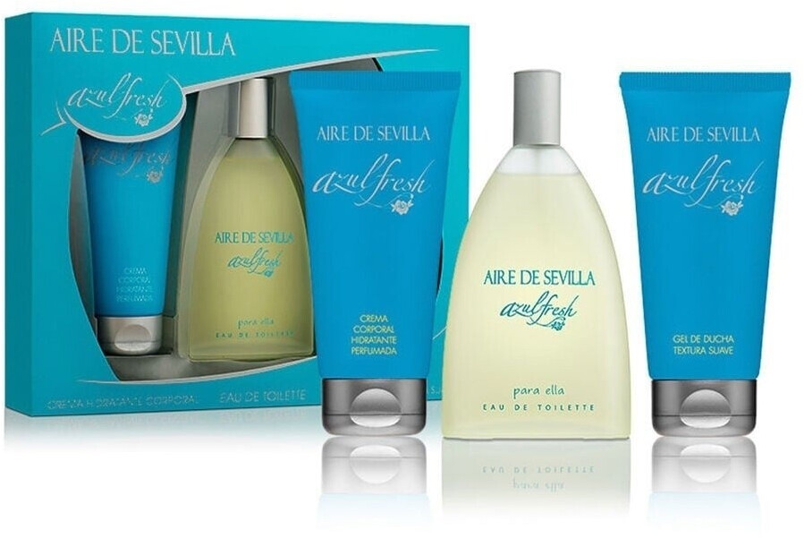 Instituto Español Aire de Sevilla Azul Fresh Set (EdT 150 ml + BL 150 ml + SG 150 ml)