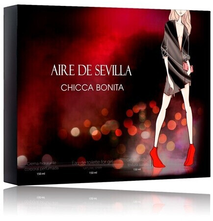 Instituto Español Aire de Sevilla Chicca Bonita (EdT 150 ml + BL 150 ml + SG 150 ml)