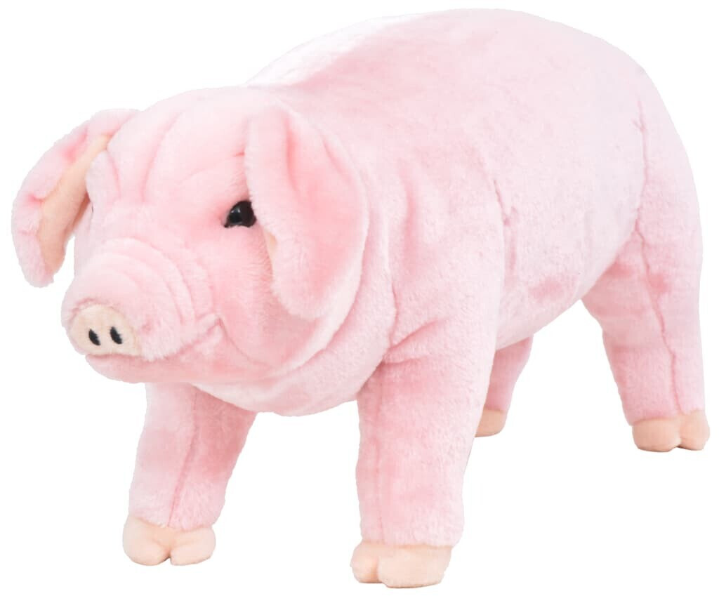 vidaXL Standing Plush Toy Pig Pink XXL