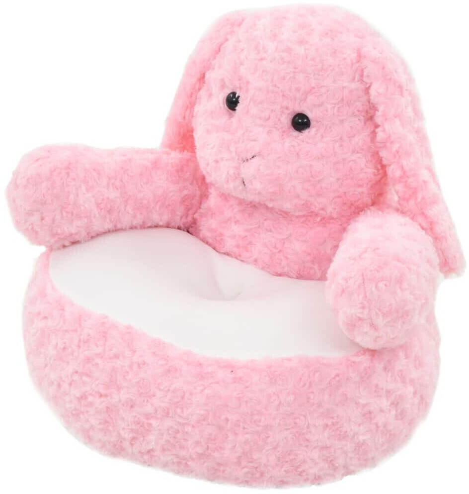 vidaXL Rabbit Cuddly Toy Plush Pink