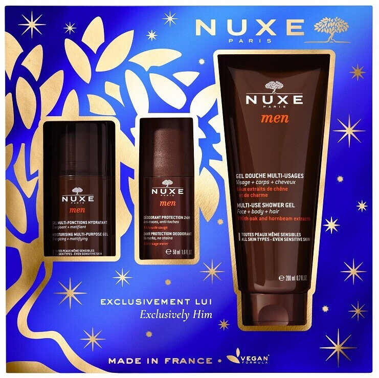 NUXE Exclusively Him (SG 200 ml + SG 50 ml + DS 50 ml)