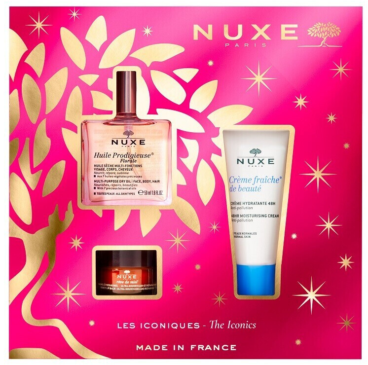 NUXE The Iconics in Pink (FO 50 ml + LB 15 ml + FC 30 ml)