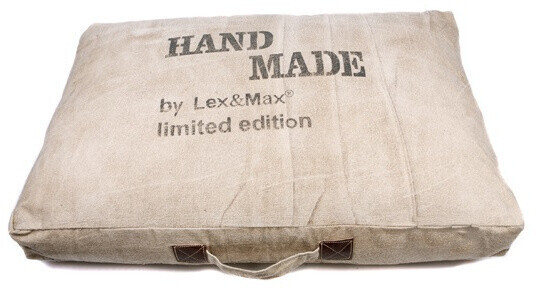 Lex & Max Dog Pillow Handmade 120x80cm Light Brown