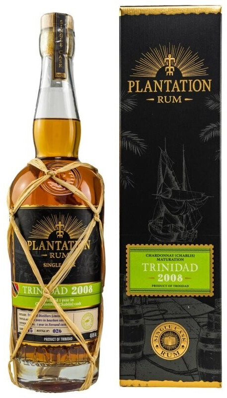 Plantation Rum TRINIDAD 2008 Chardonnay Maturation Edition 2021 0,7l 49,6%