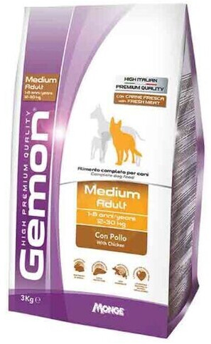 Monge Gemon Dog Medium Adult chicken