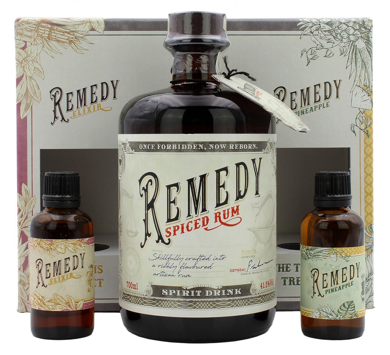 Sierra Madre Remedy Spiced Rum 41,5% 0,7l + Pineapple Minis 0,1l ab 21,60 €  | Preisvergleich bei