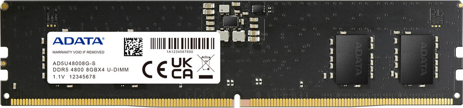 Adata 8 Go DDR5-4800 CL40 (AD5U48008G-S)