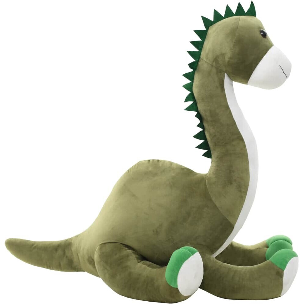 vidaXL Dinosaur Brontsaurus Cuddly Toy Plush Green
