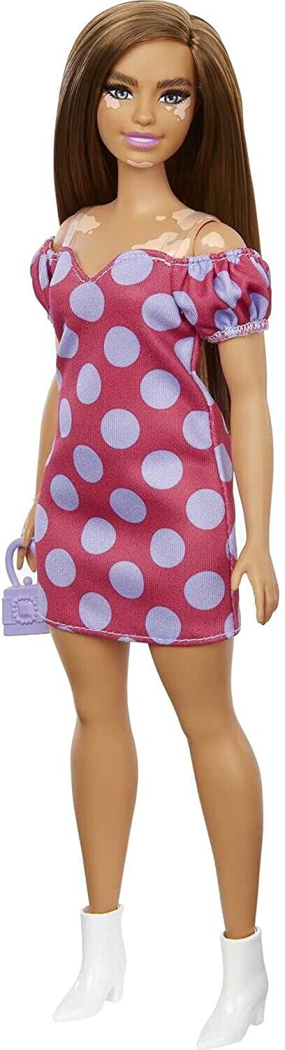 Barbie Fashionista Doll 171 Vitiligo with Polka Dot Dress