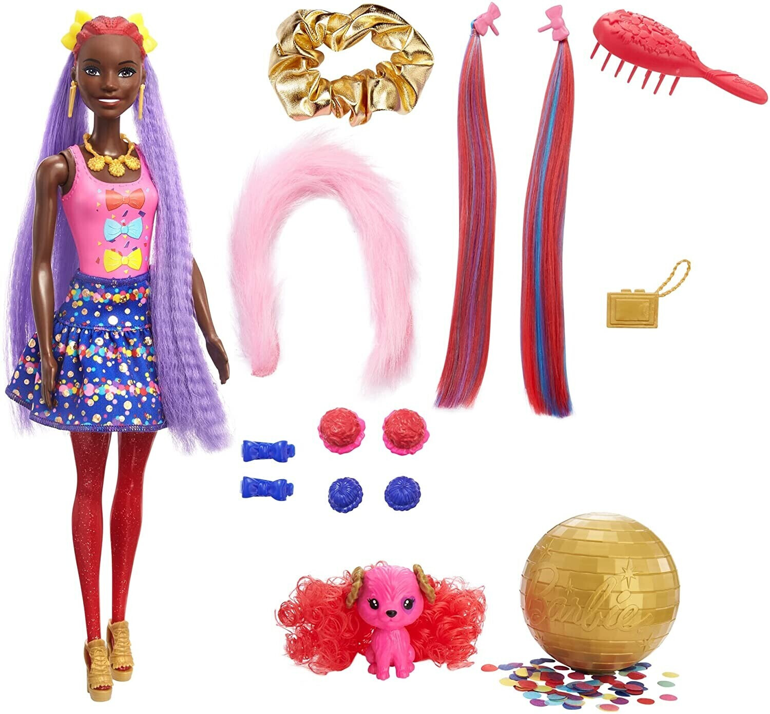 Barbie Color Reveal Glitter purple (HBG40)