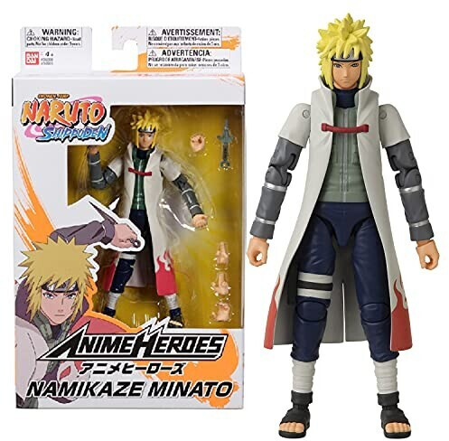BANDAI Figurine Naruto animé heroes - Uzumaki Naruto pas cher 