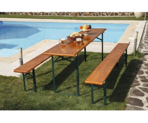 Hornbach Bierzeltgarnitur 3erSet braun ab 199,00 € Preisvergleich