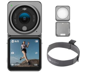 DJI Action 2 Dual-Screen Combo – Caméra 4K Étanche Pour Sport Extreme, Gris