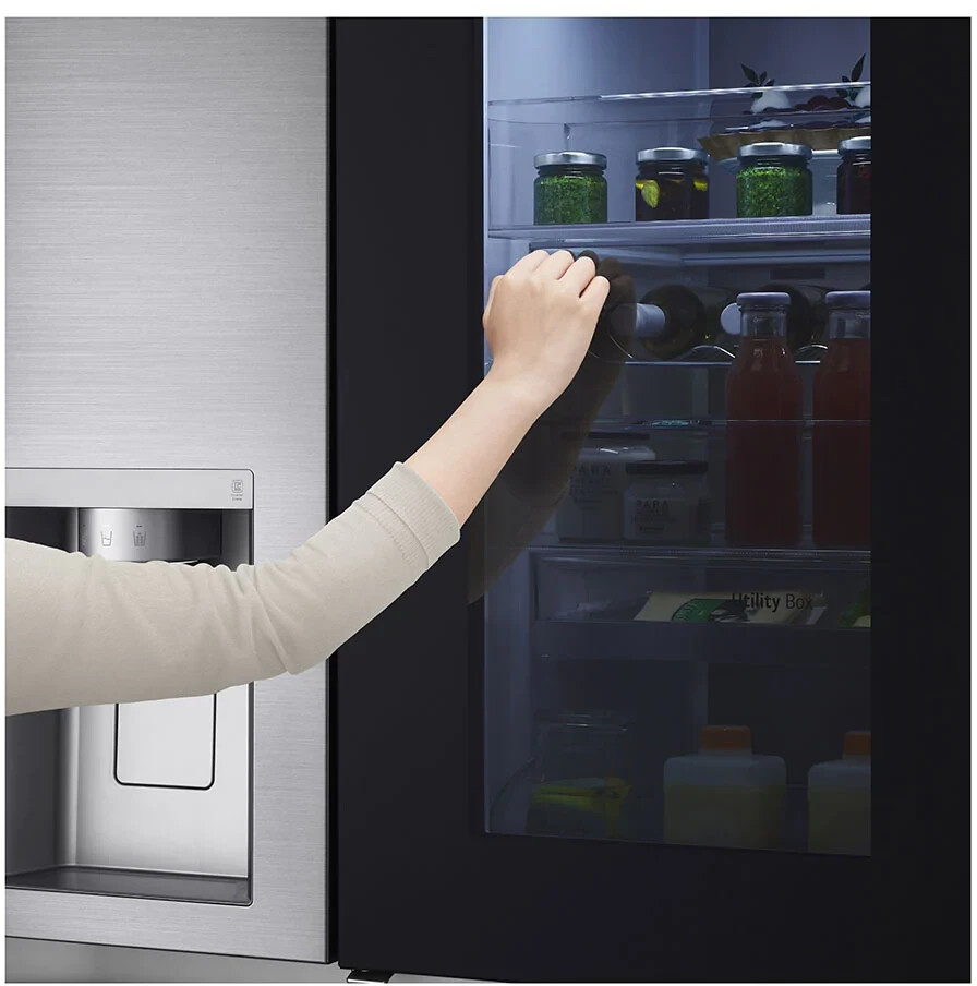 LG Réfrigérateur Frigo Américain 2 portes INOX 635L Mini bar intégré