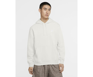 nike club hoodie light bone