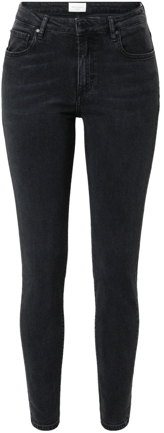 armedangels TILLAA Skinny Fit Mid Waist washed down black