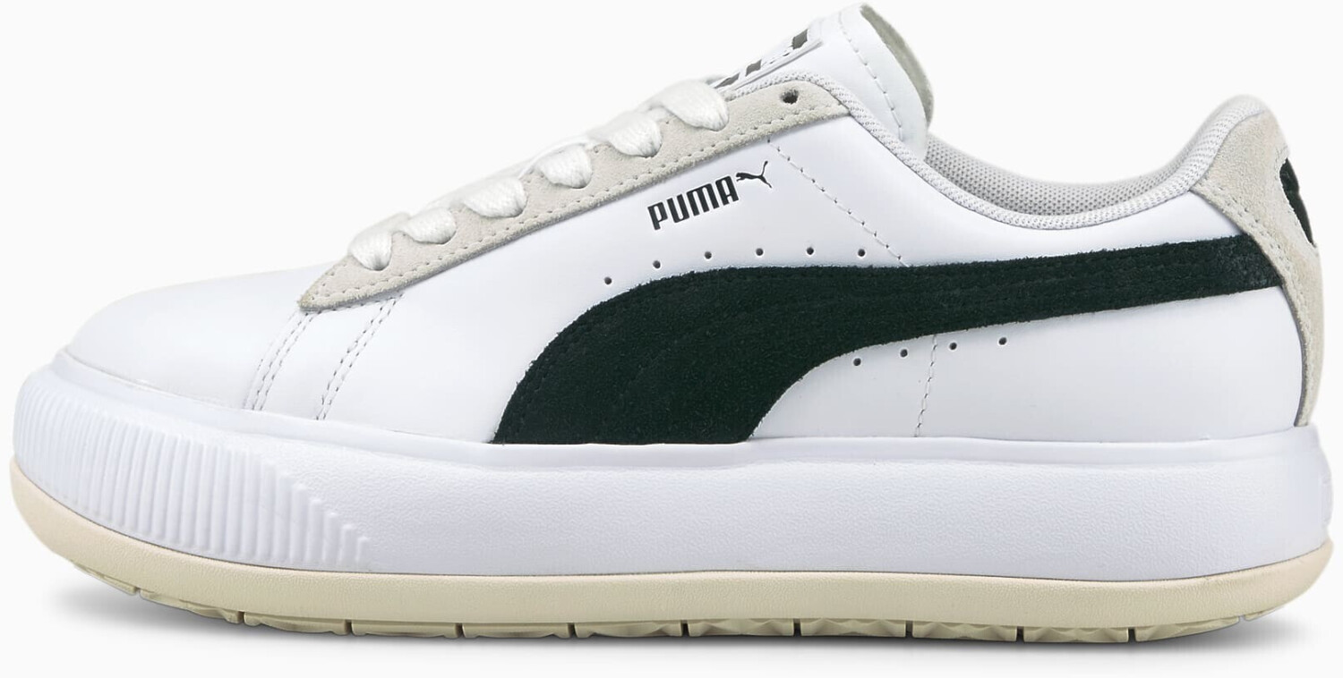 Ladies black discount suede puma trainers