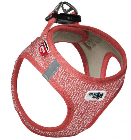 Curli Vest Harness Merino M 45-50cm Red