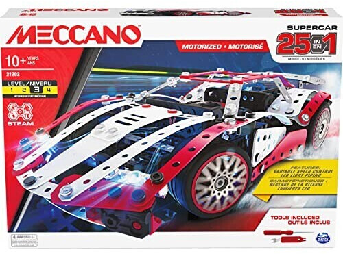 Meccano Supercar 25 in 1 red desde 44 49 Compara precios en idealo