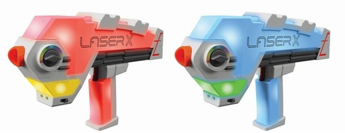 Laser X - Micro Double Blaster Evolution - Jeu de tir - Laser Game - Dès 6  ans - Lansay : : Jouets