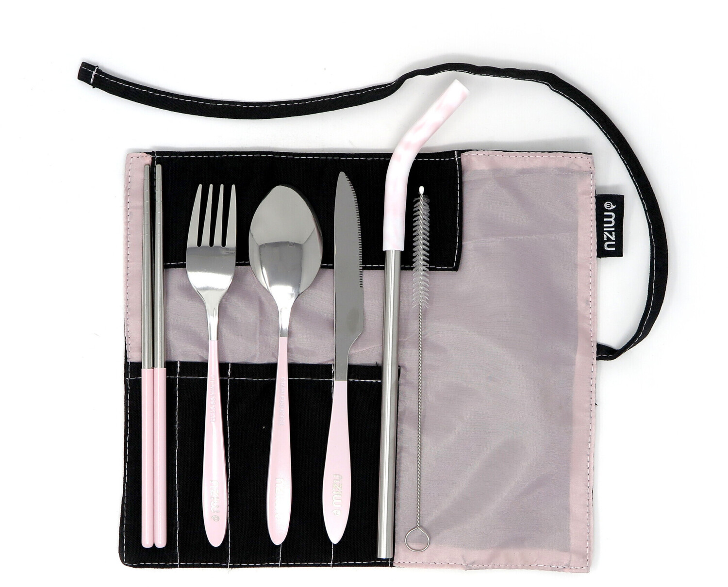 Mizu Urban Cutlery Set pink/silver