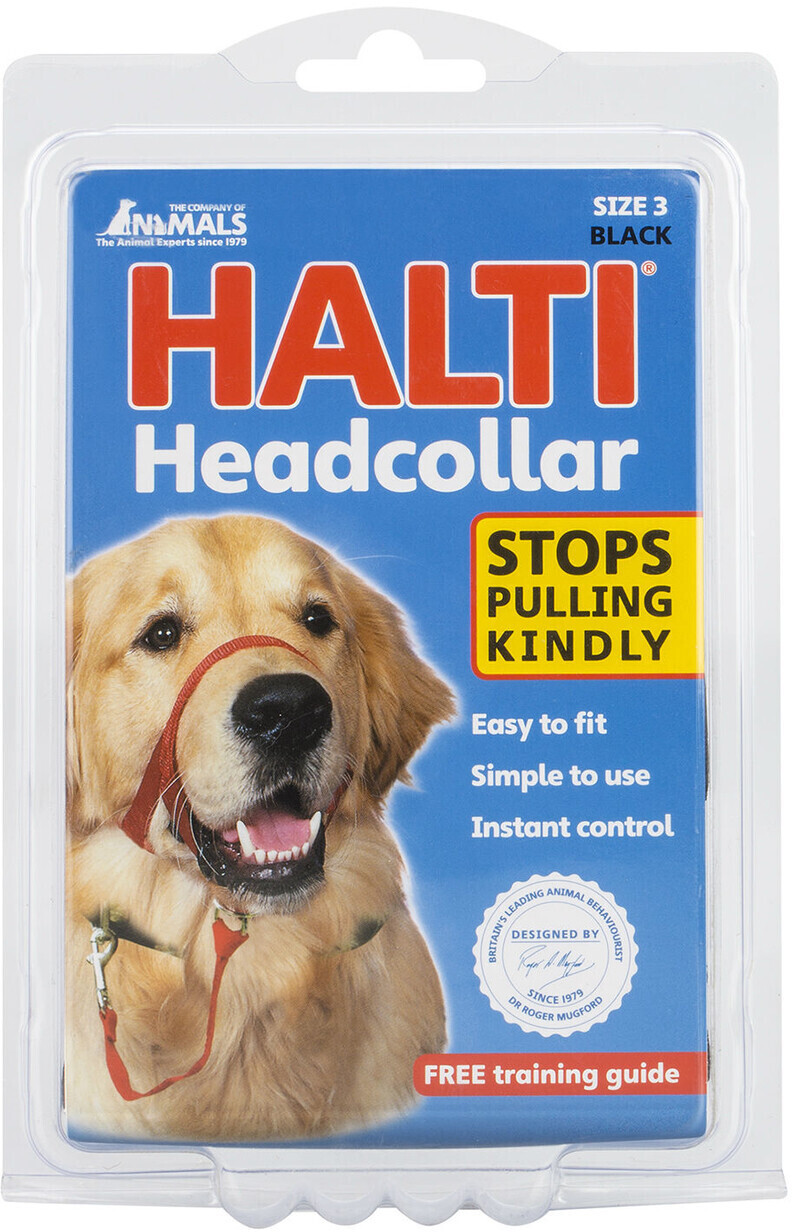 The Company of Animals Halti Headcollar Size 3 40-53cm Black