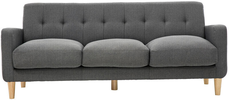 Miliboo Luna 3 places gris foncé