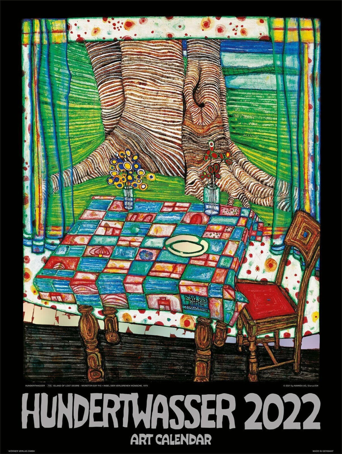 Wörner Verlag Hundertwasser Art Calendar 2022