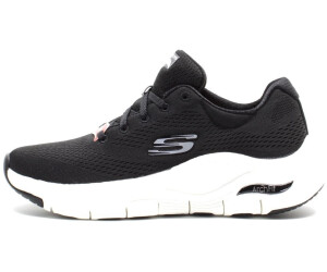 Black and white womens skechers clearance