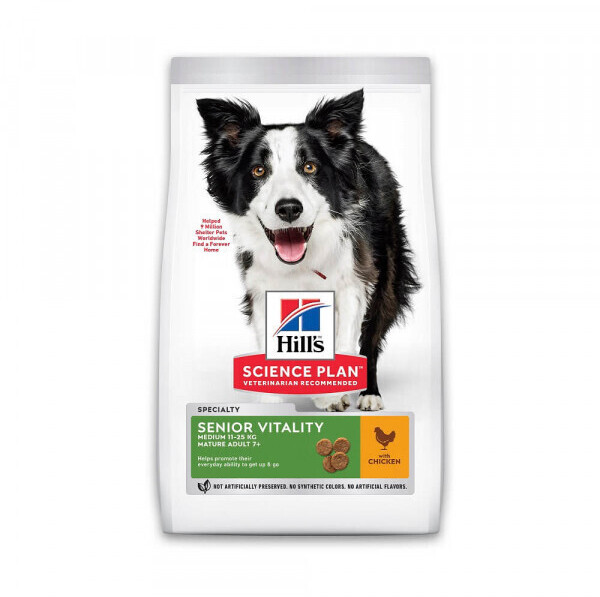 Hill's Science Plan Senior Vitality Medium Chicken 2,5kg