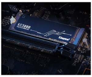 Kingston KC3000 PCIe 4.0 NVMe M.2 SSD - Stockage haute performant pour PC  de bureau et PC portables -SKC3000S/1024G - Cdiscount Informatique