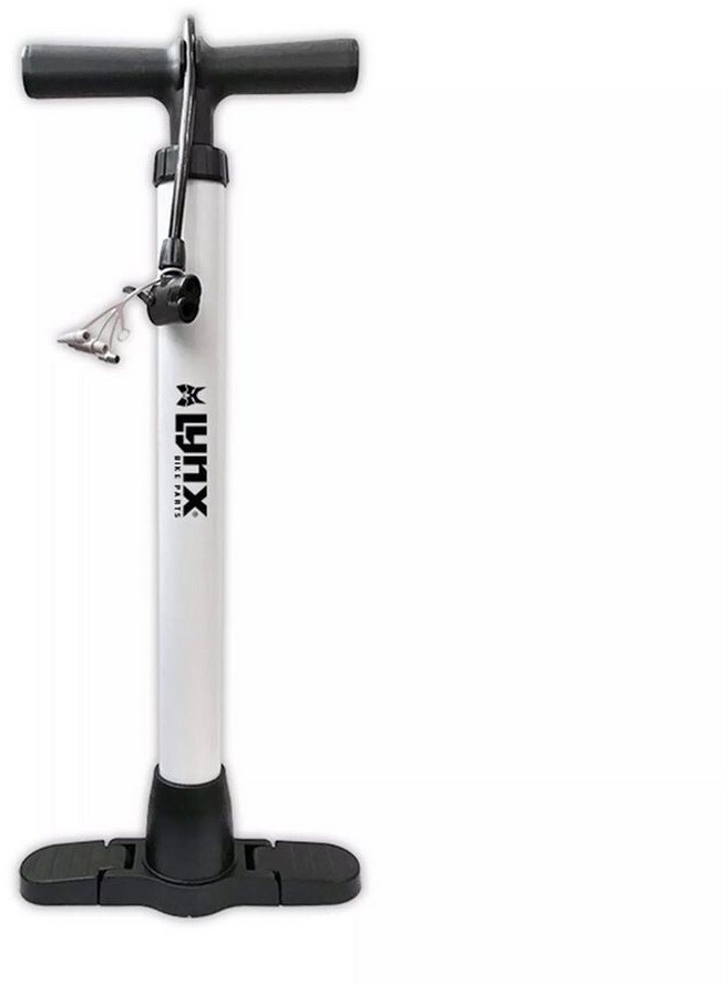 Lynx bodenpumpe mit klappbarem Sockel 63 cm weiß