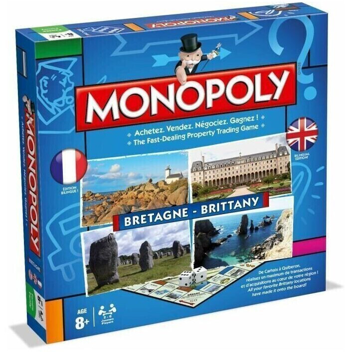 Monopoly Bretagne - Britanny (version bilingue)