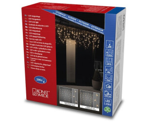 Konstsmide LED-Eisregen-Lichtervorhang 5,07m bernstein/transparent  (2742-803) ab 70,89 € | Preisvergleich bei