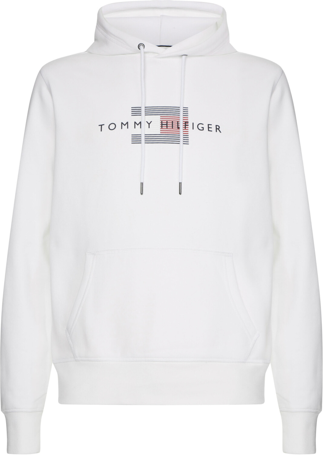 Tommy Hilfiger Front Logo Organic Cotton Fleece Hoody white desde 79,92 â¬ | Compara precios en