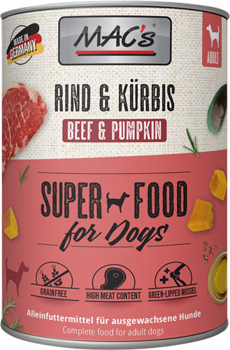MAC's Dog Beef & Pumpkin Wet Food