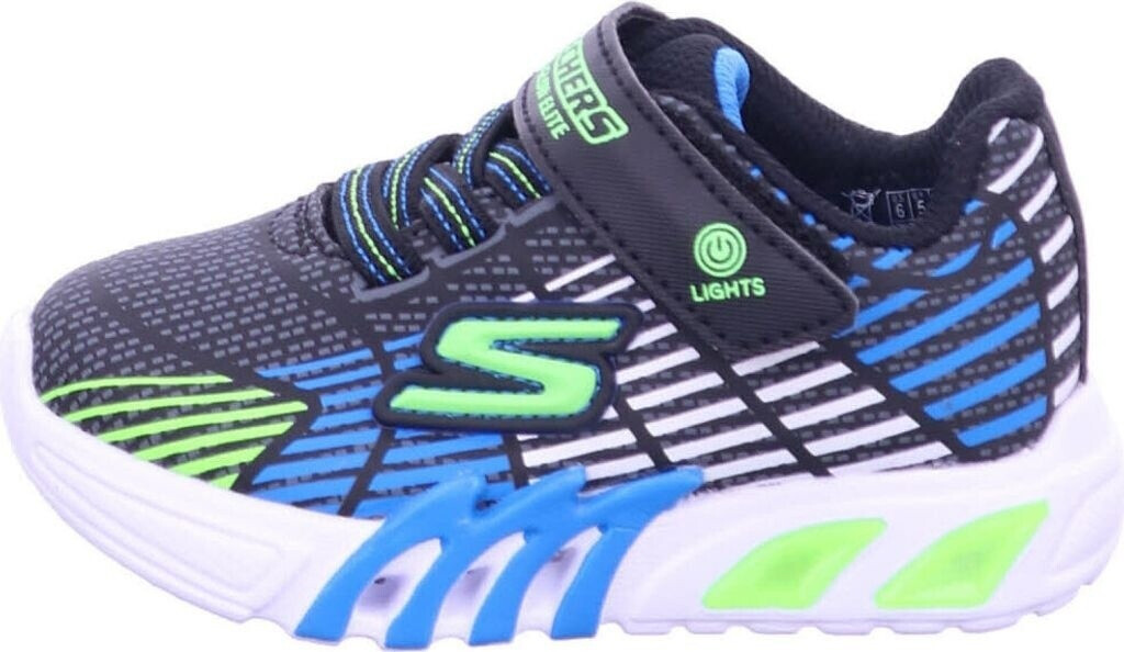 Skechers Flex-Glow Elite Kids black/lime